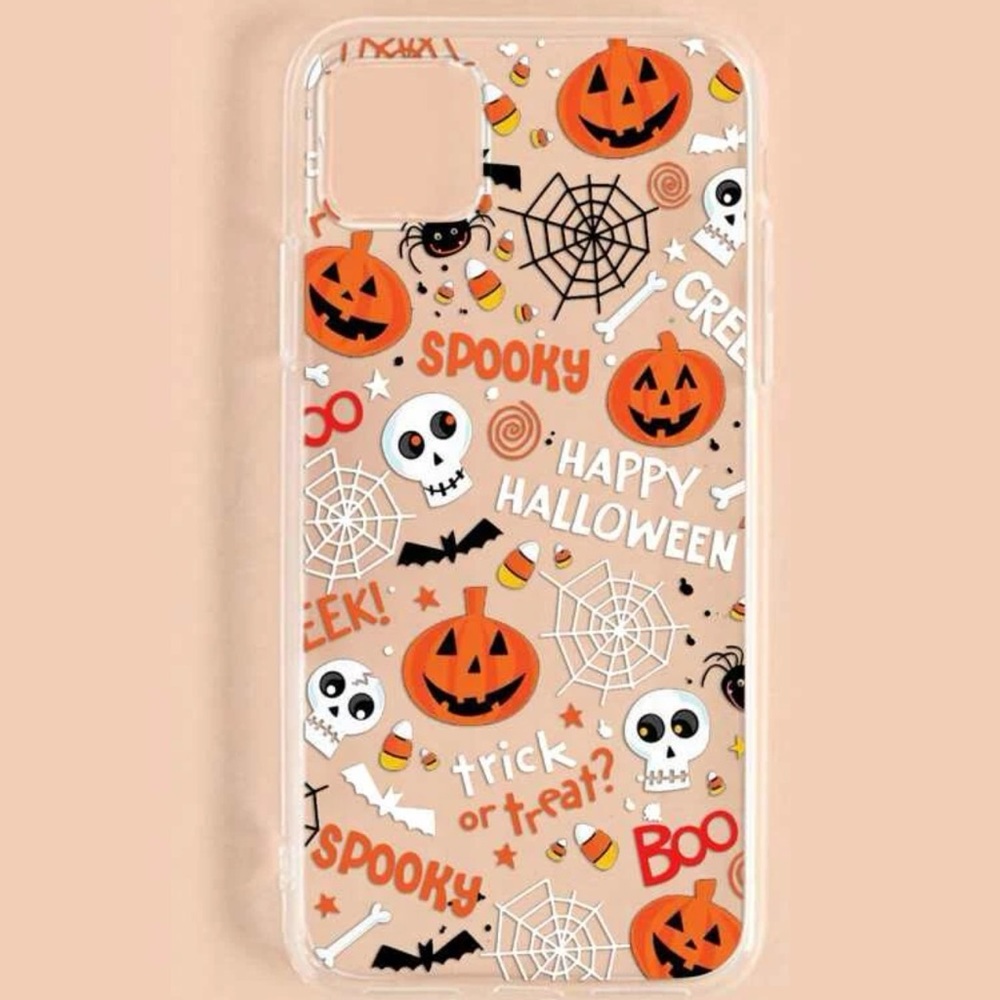 iPhone 6/6s Halloween themed transparent phone case
